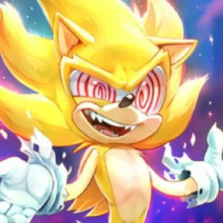🤨 emoji Fleetway Sonic by (@sonic_the_hednehog) Telegram sticker 7 of 55