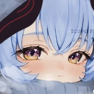 💙 emoji Гань Юй Telegram sticker 7 of 70