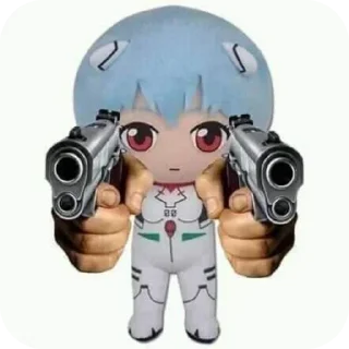 😡 emoji Аянами рэй🩵 Telegram sticker 11 of 58