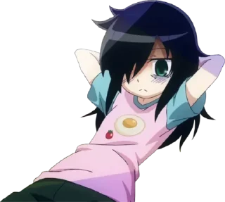🧐 emoji Tomoko by @clicker_yo Telegram sticker 8 of 55