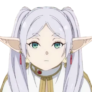 😐 emoji Frieren by @clicker_yo Telegram sticker 2 of 35