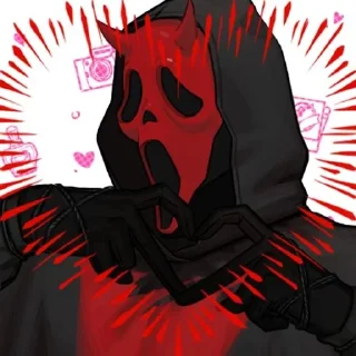 💀 emoji GHOST MASK @MEMEINTHEWORLD Telegram sticker 21 of 52