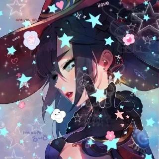 🌟 emoji 𝓜𝓸𝓷𝓪 Telegram sticker 24 of 120