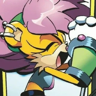 😆 emoji Mina mongoose by (@sonic_the_hednehog) Telegram sticker 3 of 50