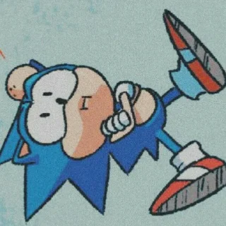 😐 emoji Classic Sonic by (@sonic_the_hednehog) Telegram sticker 5 of 40