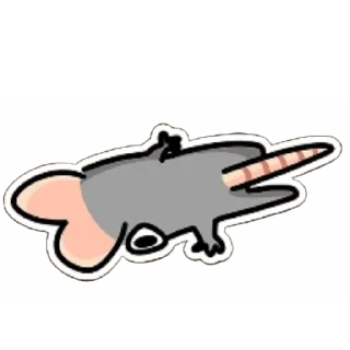 👠 emoji Крыска. ❤ Telegram sticker 3 of 8