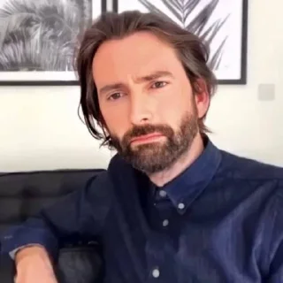 😐 emoji David Tennant💓 Telegram sticker 12 of 34