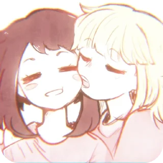 💞 emoji Uraraka || by @meitark Telegram sticker 23 of 35