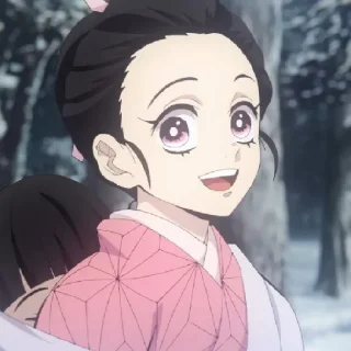 😄 emoji Незуко-чан 🌸 Telegram sticker 16 of 23