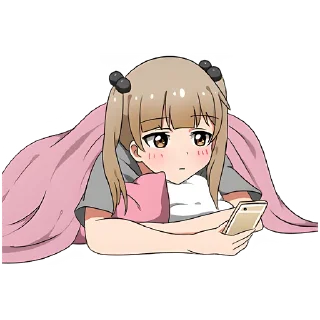 🤨 emoji Томная-тян @nyasticks Telegram sticker 7 of 41