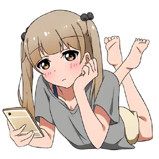 😊 emoji Томная-тян @nyasticks Telegram sticker 5 of 41