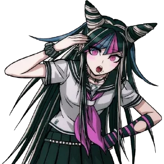 😮 emoji 🎭ibuki mioda🎸 @Asukalsl Telegram sticker 23 of 120