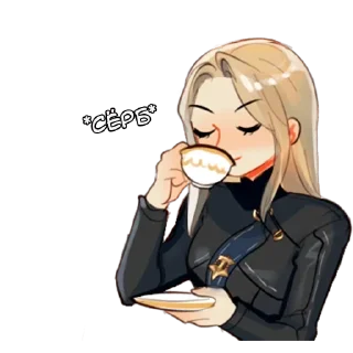 ☕️ emoji Сэмми - @tg_sticks Telegram sticker 7 of 18