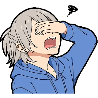 🤦‍♂ emoji Хаката-кун @Nyasticks Telegram sticker 18 of 41