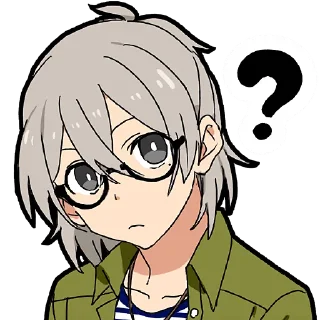🤔 emoji Хаката-кун @Nyasticks Telegram sticker 14 of 41