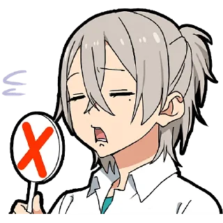 ❌ emoji Хаката-кун @Nyasticks Telegram sticker 10 of 41