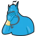 😑 emoji Facepalm Stickers by Gudim Telegram sticker 17 of 23