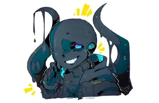 🌟 emoji Nightmare Sans Telegram sticker 24 of 39