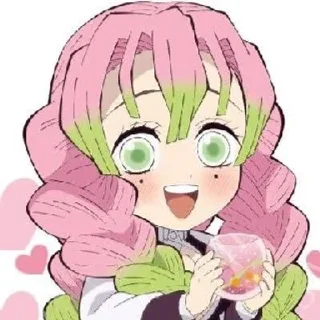 🌟 emoji 「 Mitsuri Kanroji.  :: Kny Telegram sticker 15 of 22