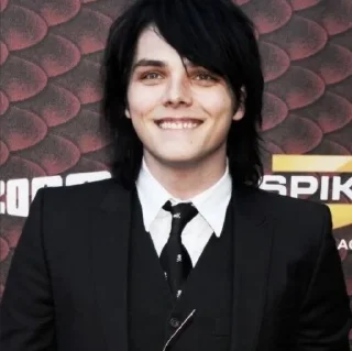 🌟 emoji >_< | |Gerard Way| | >_< @sash Telegram sticker 22 of 104