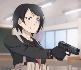 😡 emoji morimiya middle school shootin Telegram sticker 6 of 12