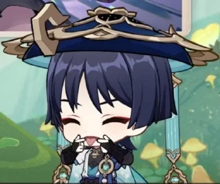 Sticker from wanderer chibi | чиби странник