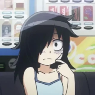 😳 emoji Tomoko Kuroki Telegram sticker 5 of 19