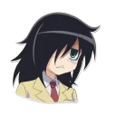 😾 emoji Tomoko Kuroki (@topwaifu) Telegram sticker 19 of 20