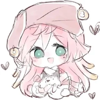 ❤ emoji Янь фей Telegram sticker 16 of 30