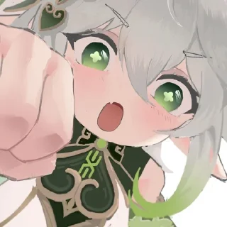 😡 emoji Nahida Telegram sticker 18 of 29
