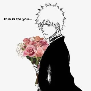 🌹 emoji Bleach a rose Telegram sticker 6 of 25