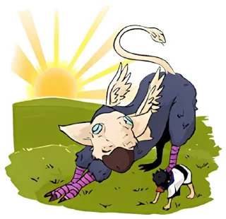 ☀️ emoji The Last Guardian Telegram sticker 12 of 27