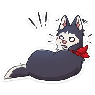 🐺 emoji Лаки от @TgSticker Telegram sticker 18 of 49