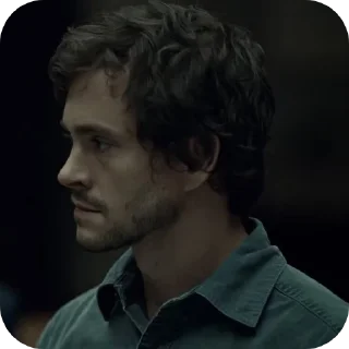 😒 emoji Will Graham. Telegram sticker 24 of 120