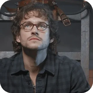 🥺 emoji Will Graham. Telegram sticker 8 of 120