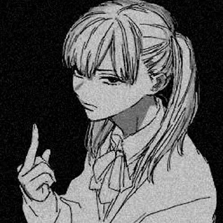🖕 emoji anime stickers Telegram sticker 17 of 40