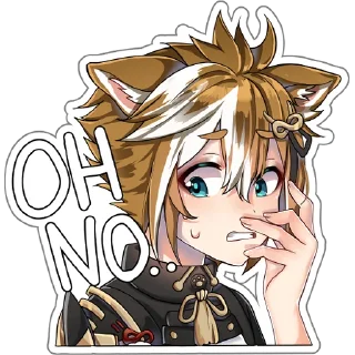 😬 emoji Genshin Impact Telegram sticker 11 of 18