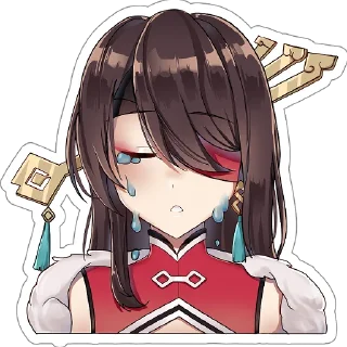 😢 emoji Genshin Impact Telegram sticker 9 of 18