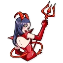 😉 emoji Miss Devil Telegram sticker 7 of 26