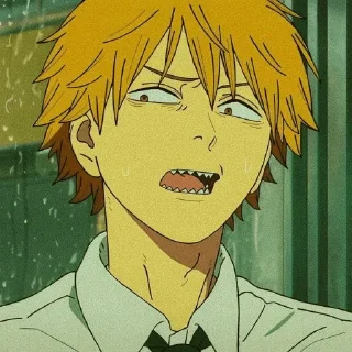 😒 emoji ꕮ៹ denji 🎐 @hekanai Telegram sticker 13 of 30
