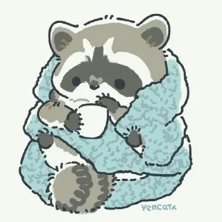 ☕ emoji Енотик Telegram sticker 15 of 89