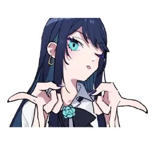 😉 emoji ADO 💙 Telegram sticker 12 of 60