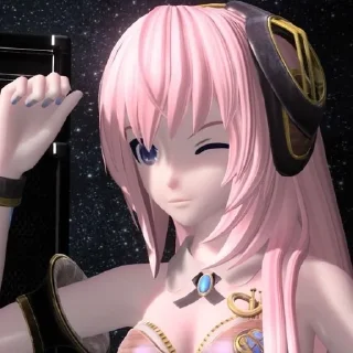 🌟 emoji Megurine Luka :: Telegram sticker 7 of 120