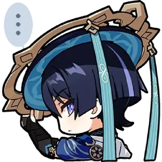 😒 emoji anemo boys Telegram sticker 8 of 49