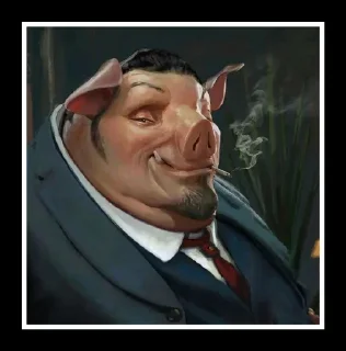 🐷 emoji Nahruc action Telegram sticker 8 of 21