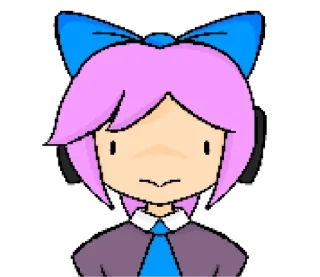 🌟 emoji Mirai from Tower heroes Telegram sticker 6 of 28