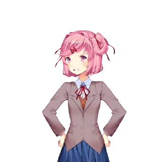 😡 emoji Natsuki Telegram sticker 10 of 23