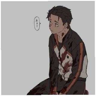 ☠️ emoji Natsuki Subaru Telegram sticker 18 of 22