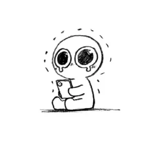 😥 emoji Лысые мемы Telegram sticker 22 of 45
