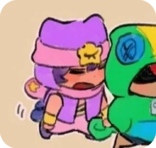 🌟 emoji ‹𝘚𝘈𝘕𝘋𝘠› ::from brawl stars:: b Telegram sticker 8 of 34